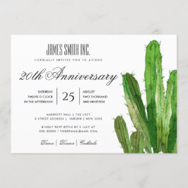 EREIGNIS DES CACTUS WATERCOLOR CORPORATE PARTY EINLADUNG