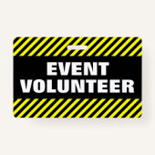 "EREIGNIS-FREIWILLIGER" + Schwarzes u. gelbes Ausweis (Rückseite)