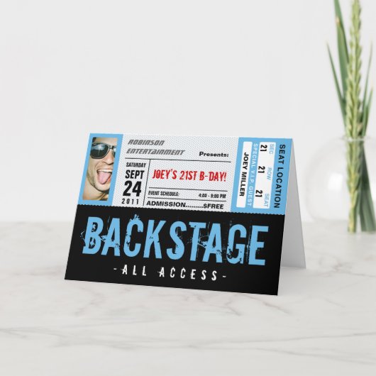 Ereignis-Karte Einladung (Vorderseite)