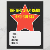 Ereignis oder Gig-Flyer Flyer (Vorne)