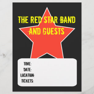 Ereignis oder Gig-Flyer Flyer