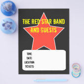 Ereignis oder Gig-Flyer Flyer (Einzeln)