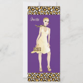 Ereignis oder Party Einladung (Rückseite)