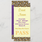 Ereignis oder Party Einladung (Vorne/Hinten)