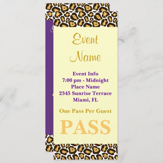 Ereignis oder Party Einladung (Vorne/Hinten)