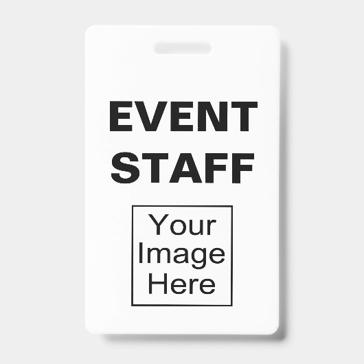 Ereignis-Personal-Foto Identifikations-Abzeichen Ausweis (Vorderseite)