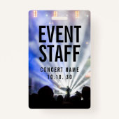 Ereignis-Personal-Foto-individueller Name Ausweis (Rückseite)