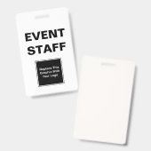 Ereignis-Personal Identifikation Ausweis (Front & Back)