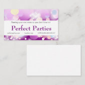 Ereignis-Planer-Party-Planer-Geschäfts-Karten Visitenkarte (Vorne/Hinten)