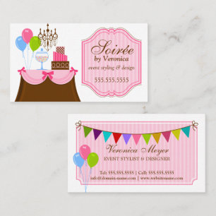 Ereignis-Stylist und Entwurf Visitenkarte