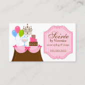 Ereignis-Stylist und Entwurf Visitenkarte (Vorderseite)