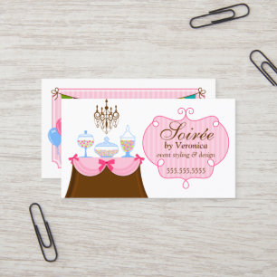 Ereignis-Stylist und Entwurf Visitenkarte