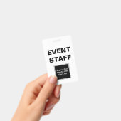 Ereignisassistent ID Two Image Design Abzeichen Ausweis (Handheld)