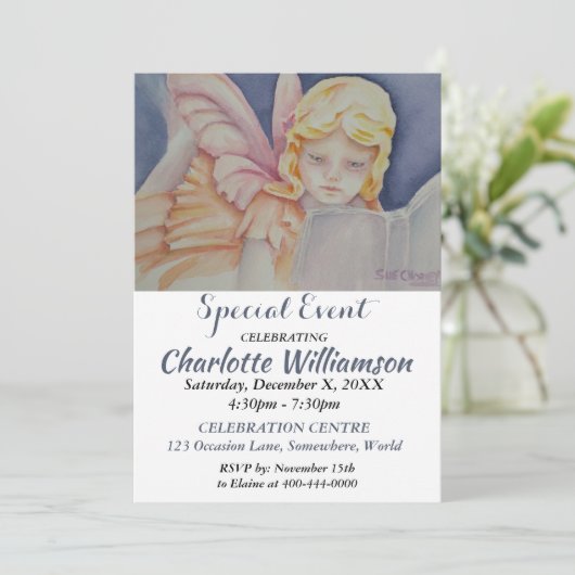 EREIGNISEINLADUNG ÜBER DAS PARTY EINLADUNG (Stehend Vorderseite)