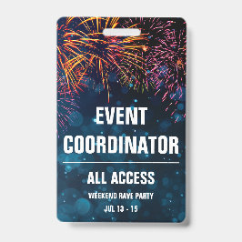 Ereigniskoordinator Alle Access Event Pass Firewor Ausweis
