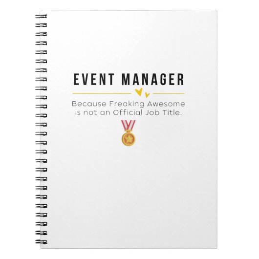 Ereignismanager Notizblock (Vorderseite)