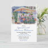 EREIGNISMÄSSIGUNG VON PARTY IM AUSSENHAUS EINLADUNG (Stehend Vorderseite)