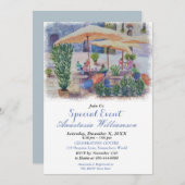 EREIGNISMÄSSIGUNG VON PARTY IM AUSSENHAUS EINLADUNG (Vorne/Hinten)