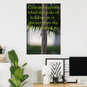 Ereignisse ändern poster (Heimbüro)