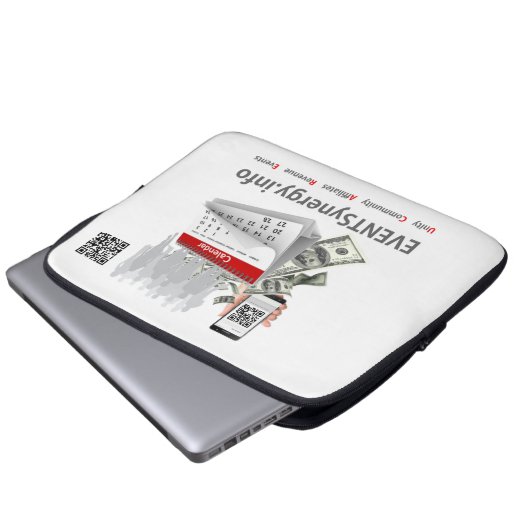 EREIGNISSEynergy - Laptop-Sieb 13" Laptopschutzhülle (Vorne Knopf)