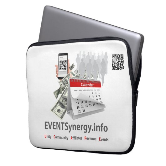 EREIGNISSEynergy - Laptop-Sieb 13" Laptopschutzhülle (Vorderseite Links)