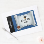 EreignisStickers für personalisierte Abschluss-Kla Rechteckiger Aufkleber (Umschlag)