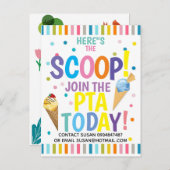 Ereignisthemahelfer Pta oder Zapfwellenantriebs Ankündigungspostkarte (Vorne/Hinten)