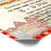 Ereignisvorlage für das Nachbarschafts-Party Poster (Ecke)