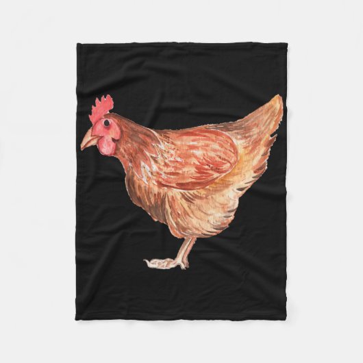 Erel Hühnerfarm Geflügelpartner Blick _1 Fleecedecke (Vorderseite)