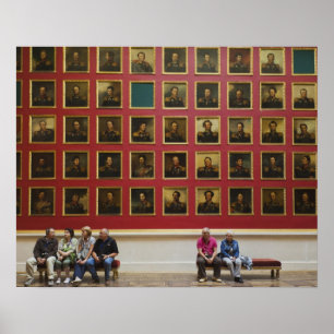 Eremitage-Museum, Raum 197, Galerie des Krieges vo Poster
