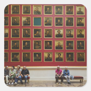 Eremitage-Museum, Raum 197, Galerie des Krieges vo Quadratischer Aufkleber