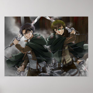 Eren und Levi Poster