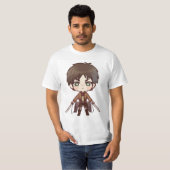 Eren Yeager mit Schwert T-Shirt (Vorne ganz)