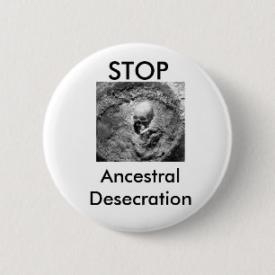 Ererbter Schändungs-Knopf Button