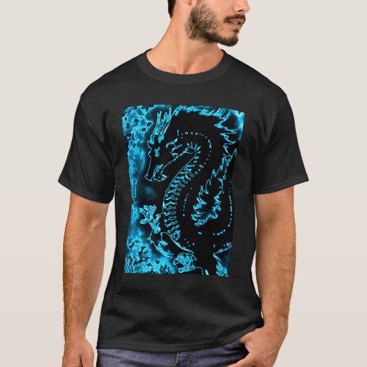 Ererbtes Samurai-Geist-Drache-T-Shirt T-Shirt (Vorderseite)