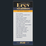 Erev Shabbos Checkliste Magnetische Erinnerung Magnetkarte<br><div class="desc">Unsere Erev Shabbos Checklist Magnetic Erinnerung ist eine elegante und elegante Methode, um sicherzustellen, dass alles mit viel Zeit erledigt wird, um Erev Shabbos zu ersparen! Dies sind eine großartige Ergänzung zu einem Shabbos-Themed Mishloach Manos. Wir zünden nie Shabbos-Kerzen an, bevor wir diese praktische Liste herunterlaufen. Enthält Platz zum Personalisieren...</div>