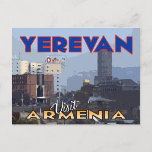 Erewan, Besuch Armenien auf Postkarte