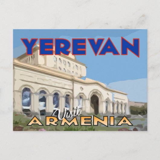 Erewan, Besuch Armenien Postkarte (Vorderseite)