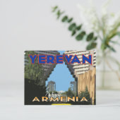 Erewan, Besuch Armenien Postkarte (Stehend Vorderseite)