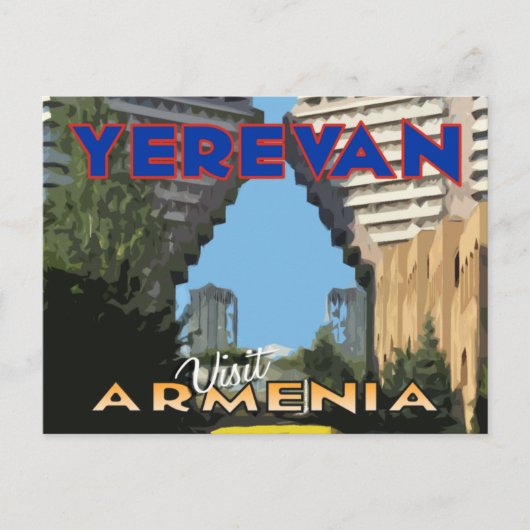 Erewan, Besuch Armenien Postkarte (Vorderseite)
