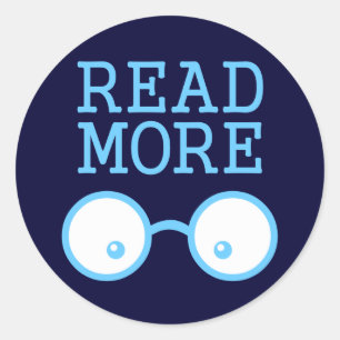 Erfahre Mehr Runder Aufkleber