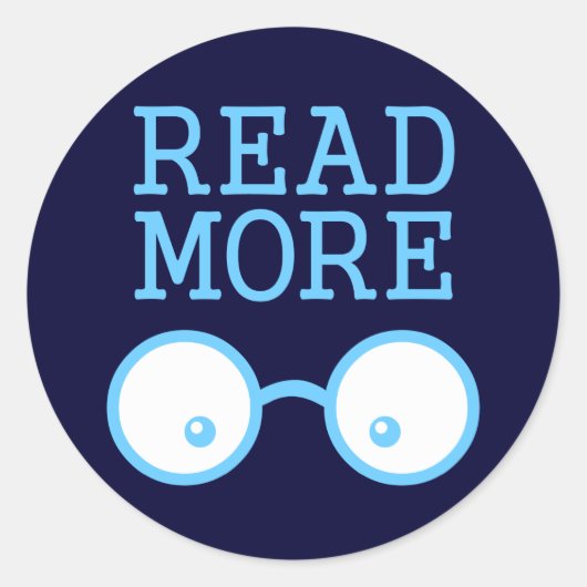 Erfahre Mehr Runder Aufkleber (Vorderseite)