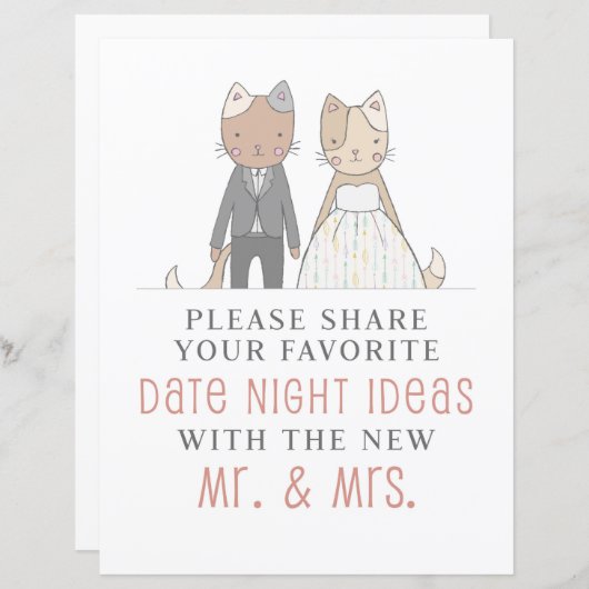 Erfahren Meowied Brautparty Date Night Ideas (Vorne/Hinten)