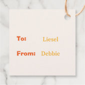 Erfahren Sie bald eine gute Nachricht für niedlich Geschenkanhänger (Rückseite)