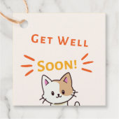 Erfahren Sie bald eine gute Nachricht für niedlich Geschenkanhänger (Vorderseite)