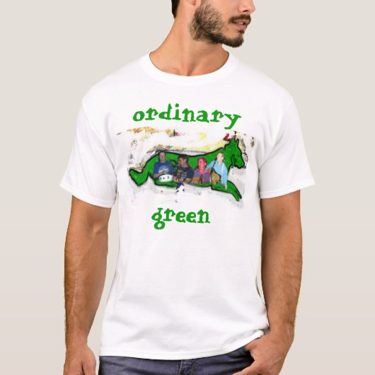 erfahren Sie die gewöhnliche grüne Erfahrung T-Shirt (Vorderseite)