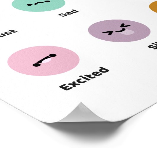 Erfahren Sie mehr über Gefühls Poster (Ecke)