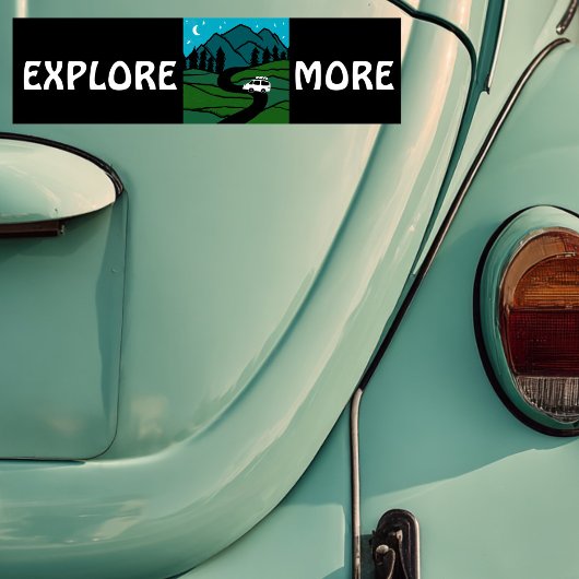 ERFAHREN SIE MEHR Vanillecamper RVing Autoaufkleber