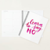 Erfahren Sie, nein zu sagen - pink Planer (Anzeige)