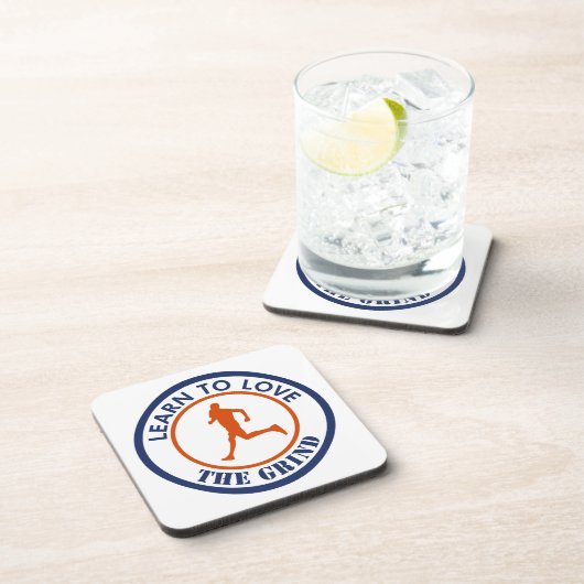 Erfahren Sie, wie Sie den Grind in Liebe bringen Getränkeuntersetzer (Rechte Seite)